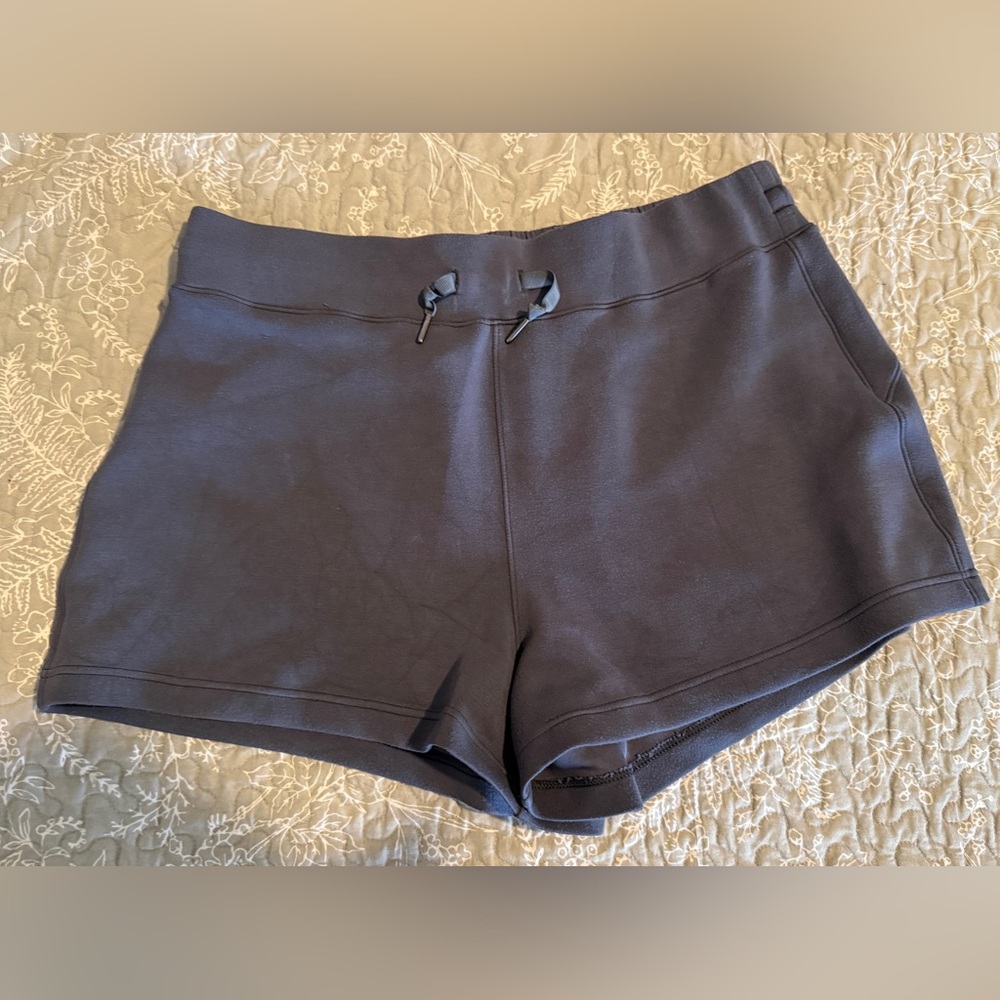 SPANX AirEssentials Wide Leg Shorts Women's Dark Storm Athletic Shorts Sz 1X